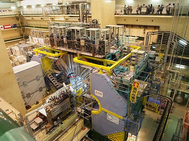 Der Belle-II-Detektor am japanischen Forschungszentrum für Teilchenphysik KEK