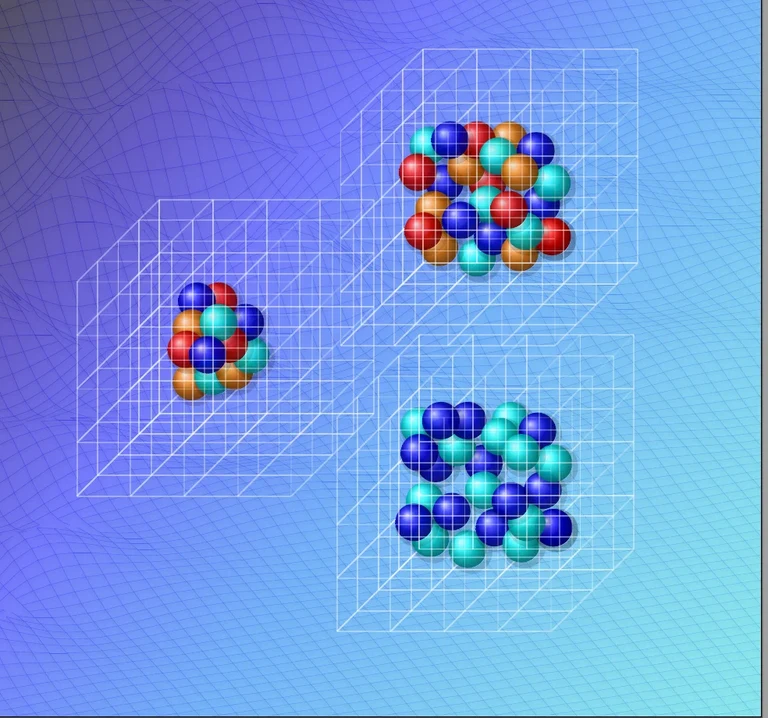 Different shapes of the nuclei on the grid.