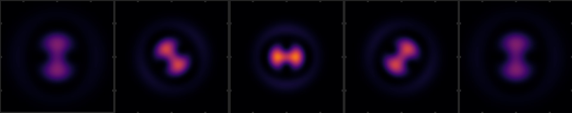 The image of an atom produced by a quantum gas microscope