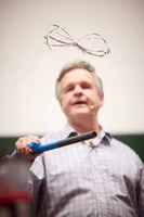 Magic trick? No, physics! Electrostatic repulsion can make a very light object fly!