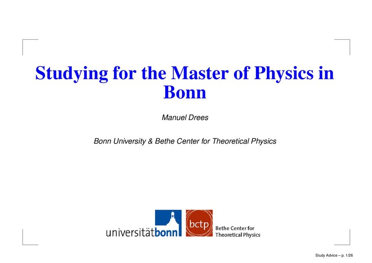 Studienberatung Master 22/23