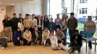 Schüler*innen bei der ATLAS International Masterclass im Forschungs- und Technologiezentrum Detektorphysik der Uni Bonn
