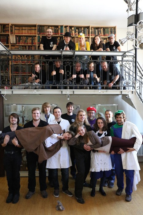 Die Physikverschwörung - Gruppenfoto