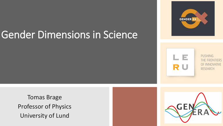 Gender Dimensions in Science